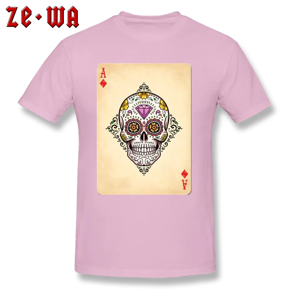 Jork Skull Printed On Summer/Autumn 100% Cotton Fabric Crew Neck Youth Tops Shirt Custom T Shirts Newest Short Sleeve T Shirt Jork Skull pink