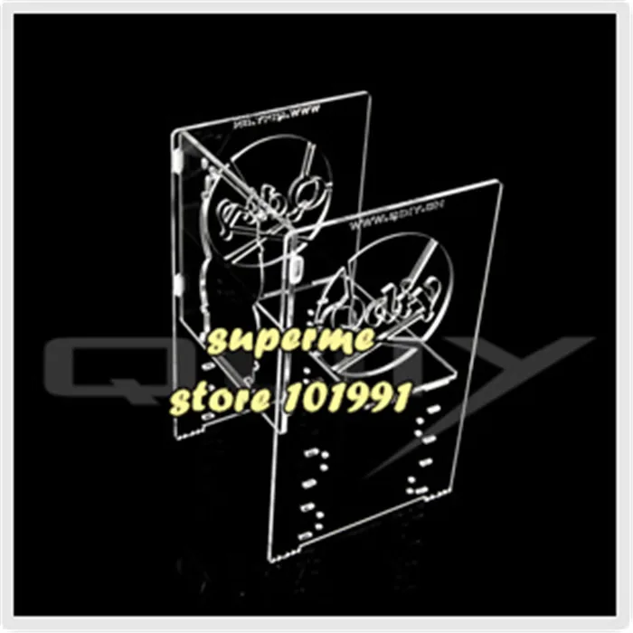 DEBROGLIE акриловая полная прозрачная Скоба 3 5 CD ROM коробка 25 блок питания для cd