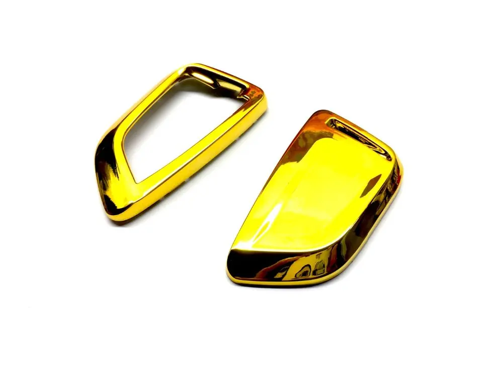 Remote Flip Key Fob Shell Protection Key Case Cover Gold