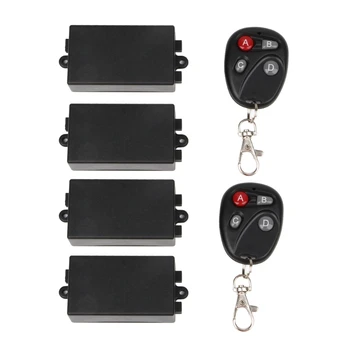 

AC 220 V 1CH 10A RF Wireless Remote Control Switch 4 Receiver + 2 Transmitter 315MHZ/433MHZ