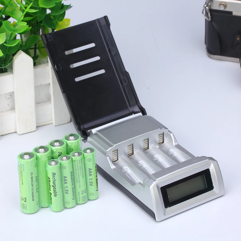 8pcs/lot 1.5V AA rechargeable Alkaline battery +1.5V AAA Rechargeable