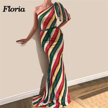 Turco Dubai árabe Sereia Vestidos Para Casamentos 2018 Vestidos Vestido de Baile Brilho Festa Formal Vestidos Com Um Ombro