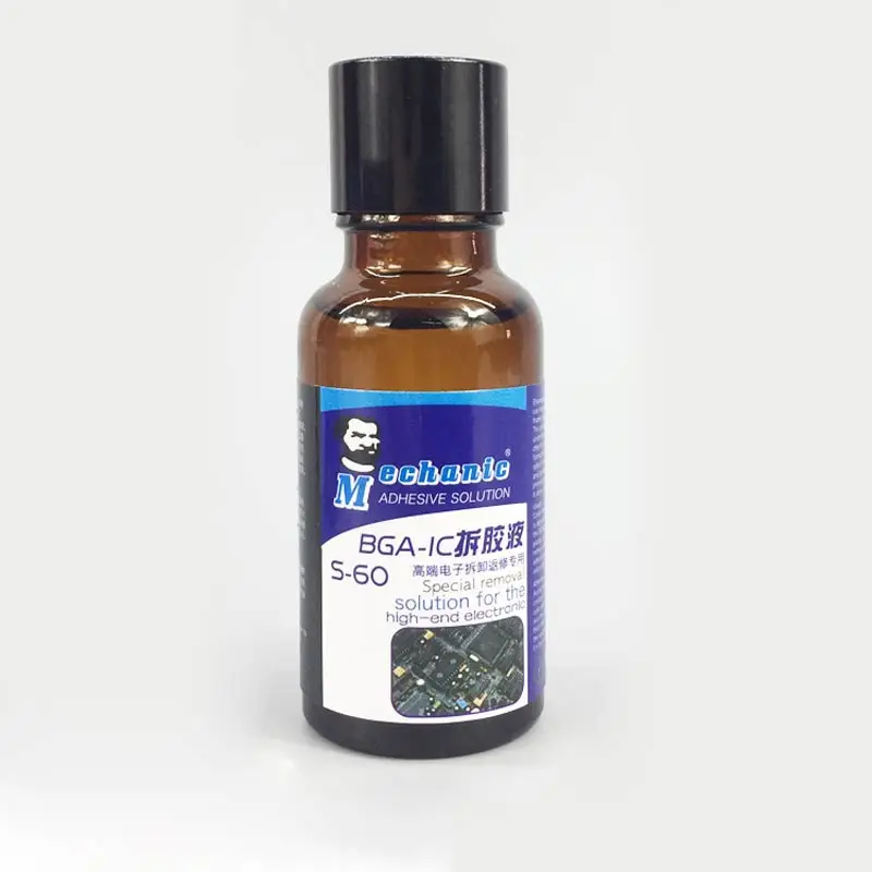 

Newest MECHANIC 20ml Super strong special BGA-IC CPU Adhesive Glue Removing for iPhone Sumsung xiaomi cell phone repair
