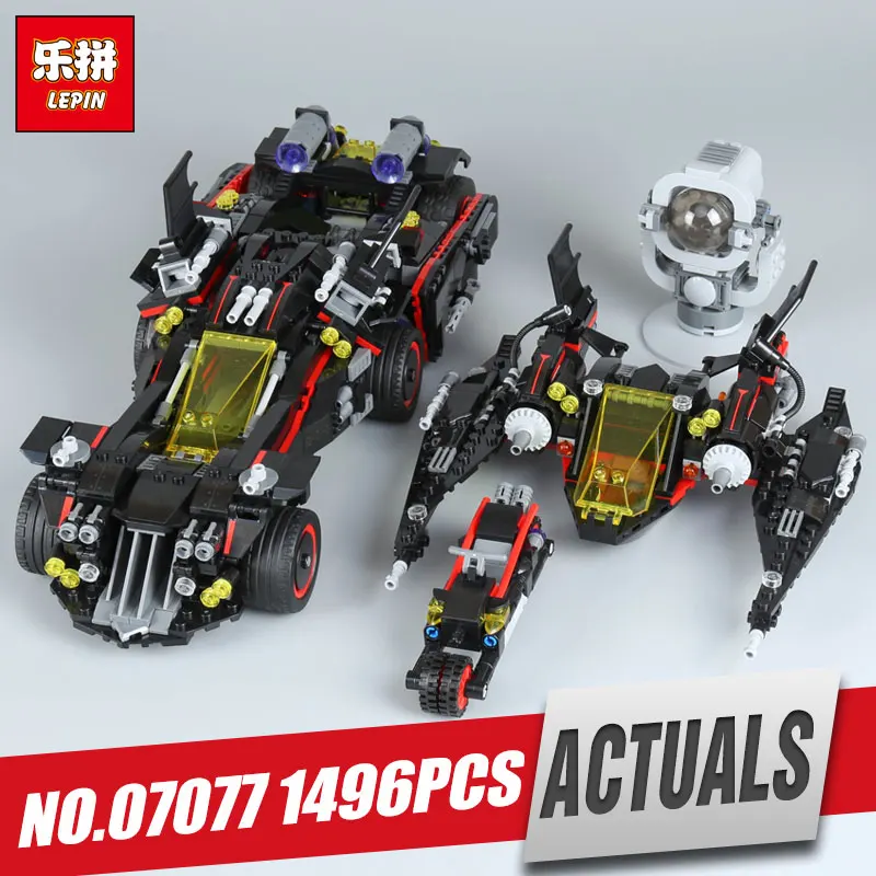 

Lepin 07077 Genuine Batman Movie Series The Ultimate Batmobile Set Educational Building Blocks Bricks Toys Model legoing 70917