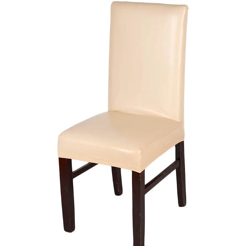 DIDIHOU искусственная кожа накидка для сиденья домашние водонепроницаемые и маслостойкие чехлы для стульев крышка стрейч обеденный стул