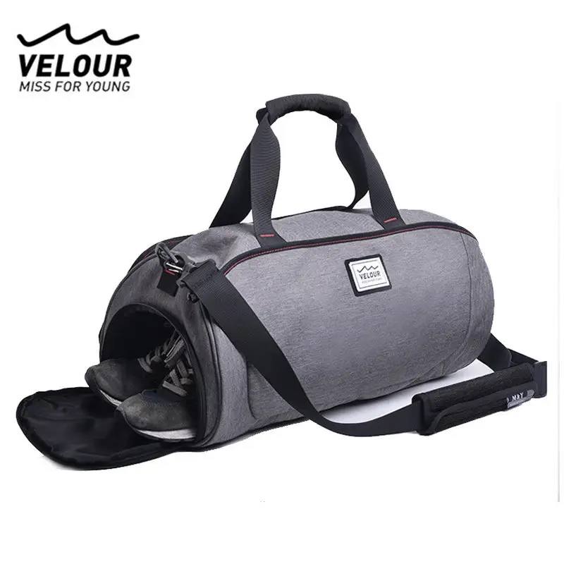Outdoor Waterproof Sports Gym Bag For Women Men Fitness Yoga Short Travel Luggage Bags Shoulder Tote