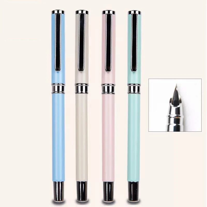 Ручка перьевая из нержавеющей стали 0 38 мм 1 шт./лот|fountain pen kit|pen insertpen door |