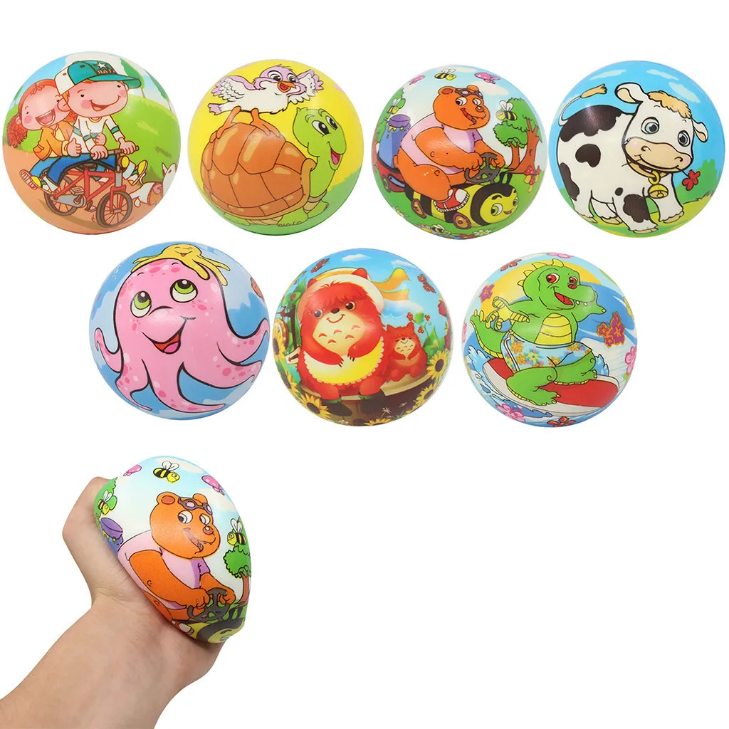 

1pcs Baby Toys Animal Ball Soft Stuffed Toy Balls Baby Rattles Infant Babies Body Building Ball Kids Education Toy