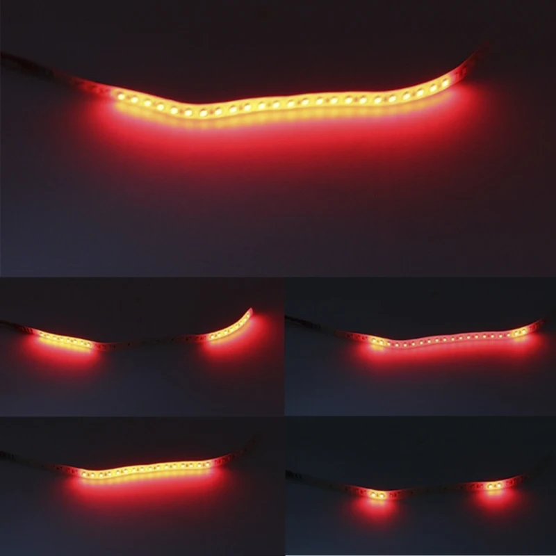 

2PCS Waterproof LED Flexible Strips Knight Rider Light Red 30CM 3528 32Led DRL Car Strobe Flash Decoration Strip
