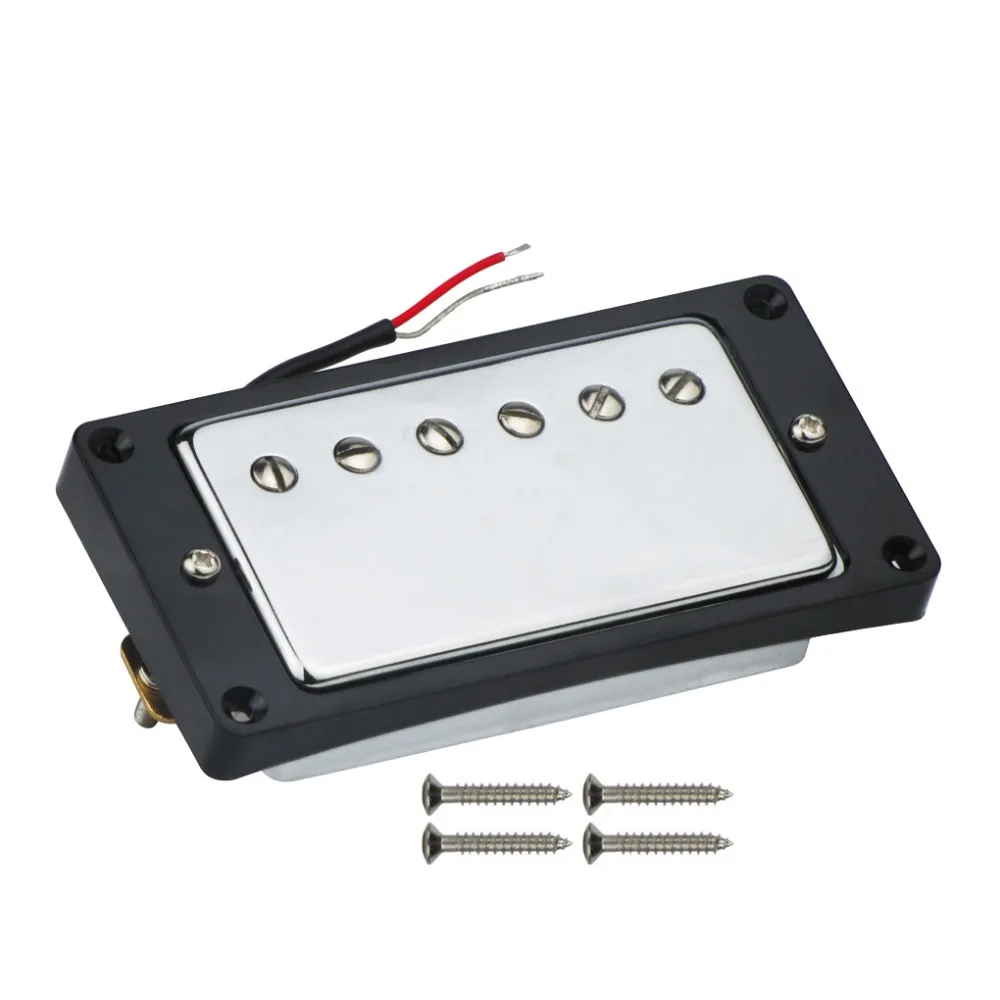 1PCS Chrome Guitar Pickup Bridge Double Coil Humbucker Pickup with