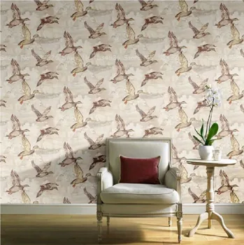 

Flying Ducks photo wallpaper 3d Mural papel de parede Clouds Mallards for living room wall paper background homedecoration