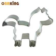 OBRKING 1 шт. мультфильм лошадь форма печенье резак плесень помадка украшения торта шоколадного печенья Форма для выпечки печенья инструменты