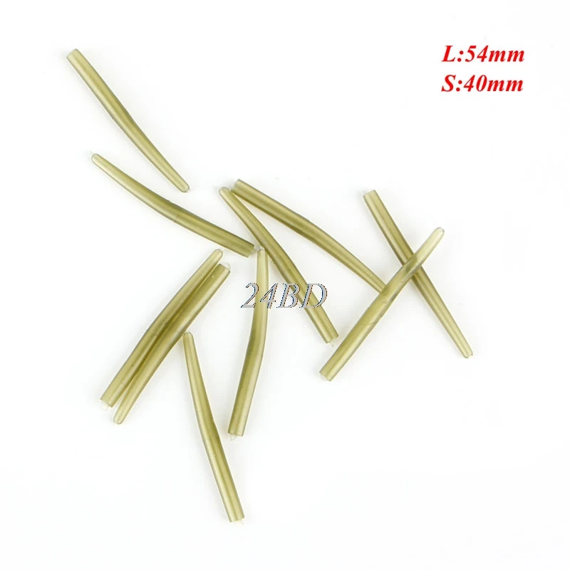 

40/54mm Anti Tangle Sleeves Carp Fishing Tackle Hook Accessories Outdoor 10PCS/SET O02