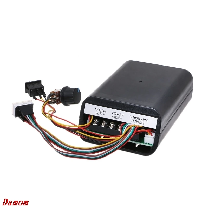 

DC10-55V MAX 60A PWM Motor Speed Controller 0~100% Adjustable Drive Switch Board