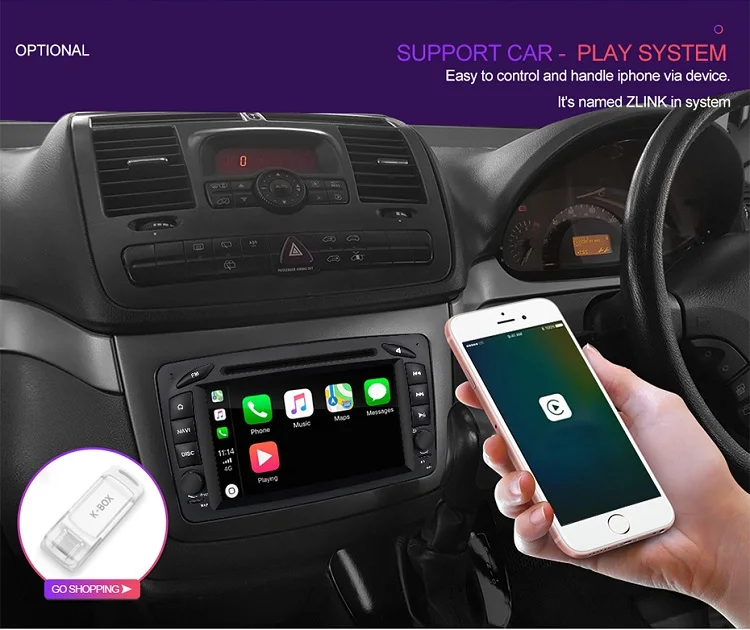 Best Isudar Car Multimedia player Android 9 2 Din GPS Autoradio For Mercedes/Benz/CLK/W209/W203/W208/W463/Vaneo/Viano/Vito FM DSP DVR 6