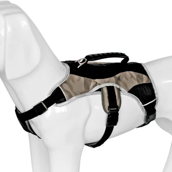 

Quick Control Outdoor Training Pet Harness Nylon Reflective Adjustable Strong Chest Strap Dog Vest Harnesses For Large Dogs