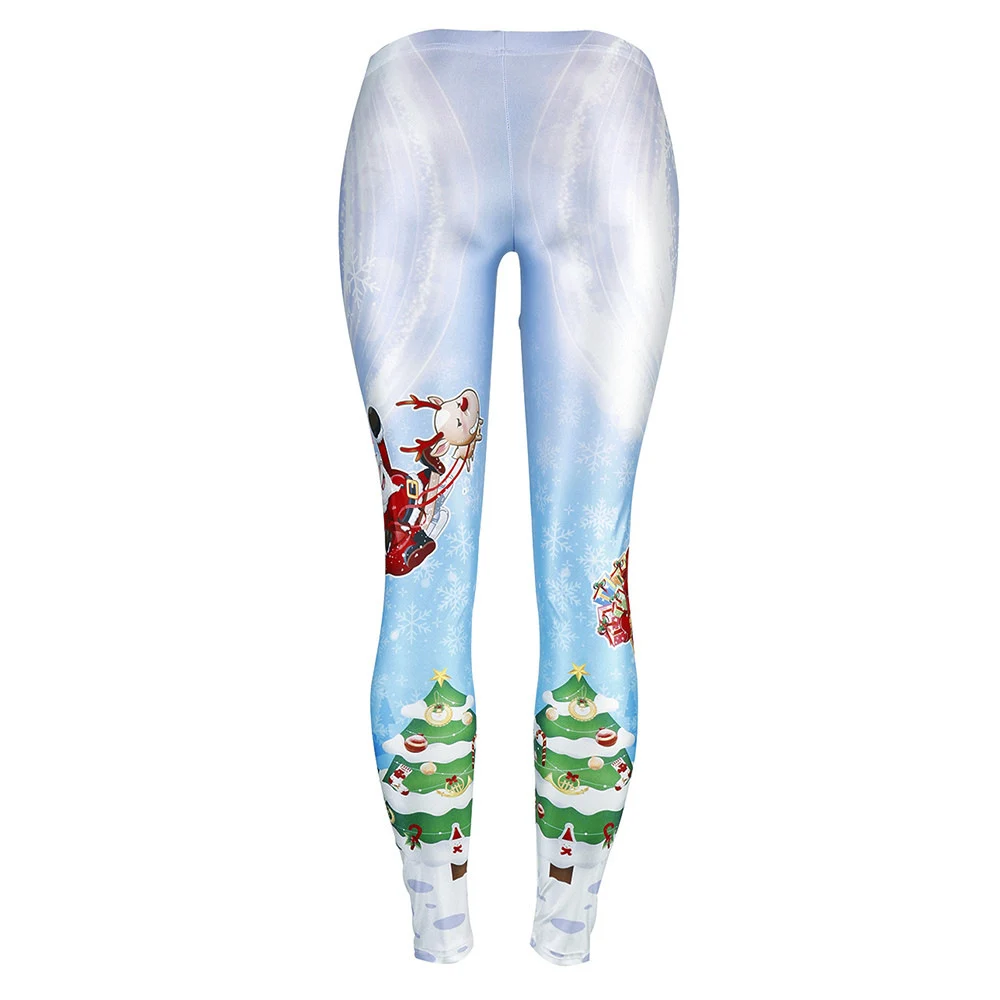 PLstar Cosmos Snowflake Elk Leggings Women Plus Size Leggins Santa Claus Christmas Tree Bell Legging PLstar Cosmos Snowflake Elk Leggings Women Plus Size Leggins Santa Claus Christmas Tree Bell Legging