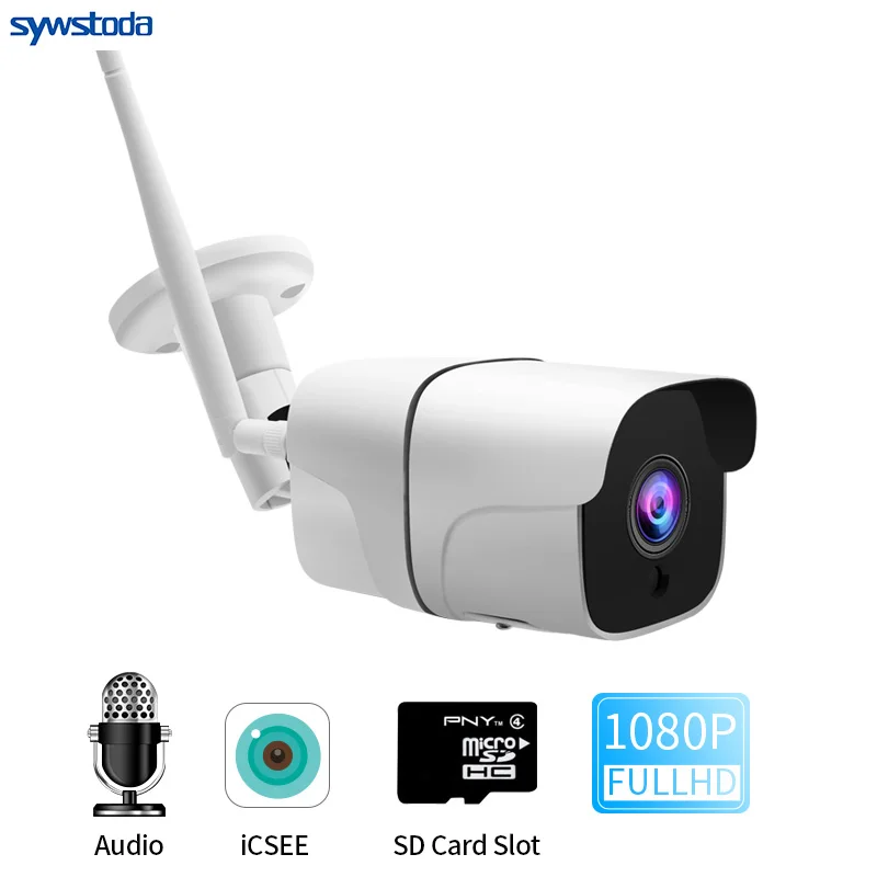  Hd 1080P Wireless Slot per Schede Sd Audio Macchina Fotografica Del Ip di 2.0MP Wifi di Sicurezza D