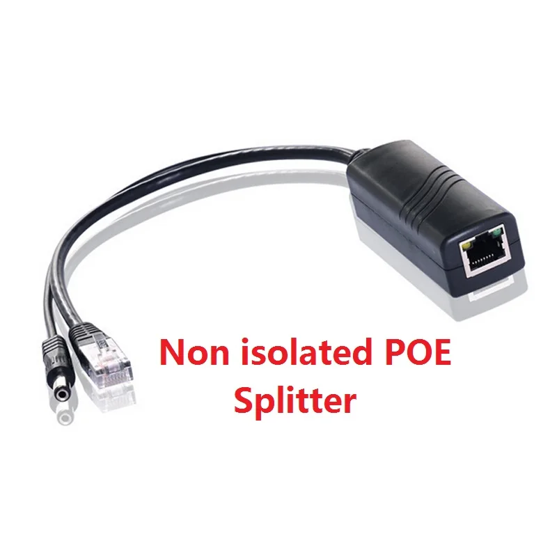 

Security application non isolated DC12V/1.5-2A 15.4W POE Splitter poe injector