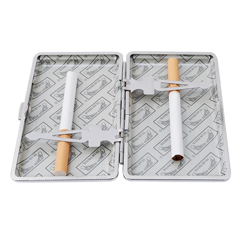 

1PC Metal PU Cigar Storage Boxes Case Holder Box New Arrival Storage PU Card Case 896330
