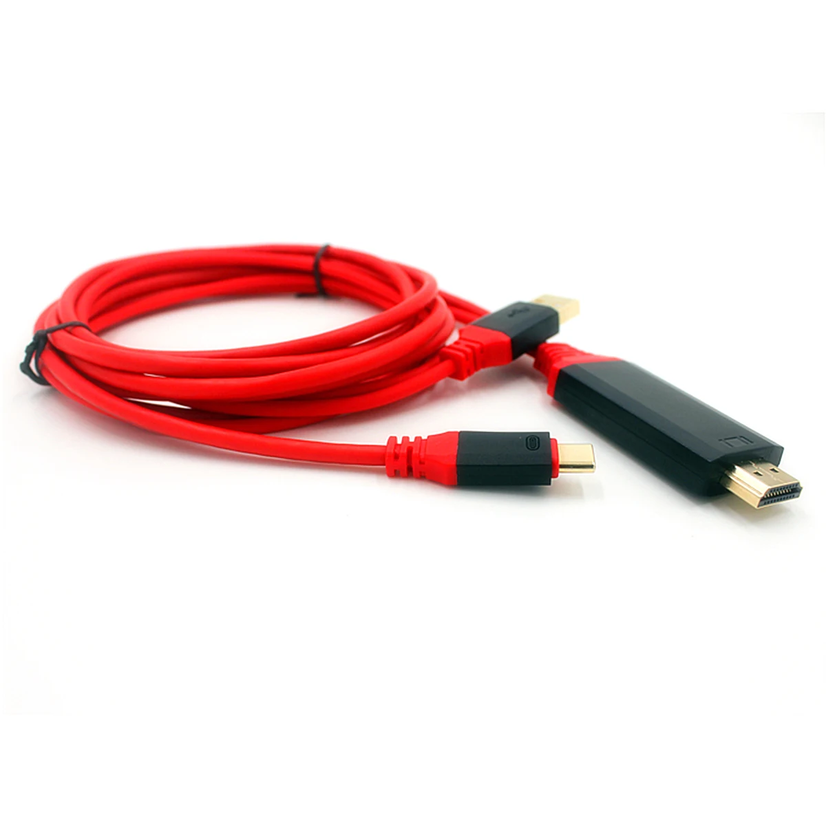 2 м Тип C на HDMI 4 К x Ultra HD адаптер зарядный кабель для samsung LG htc microsoft|Кабели HDMI| |