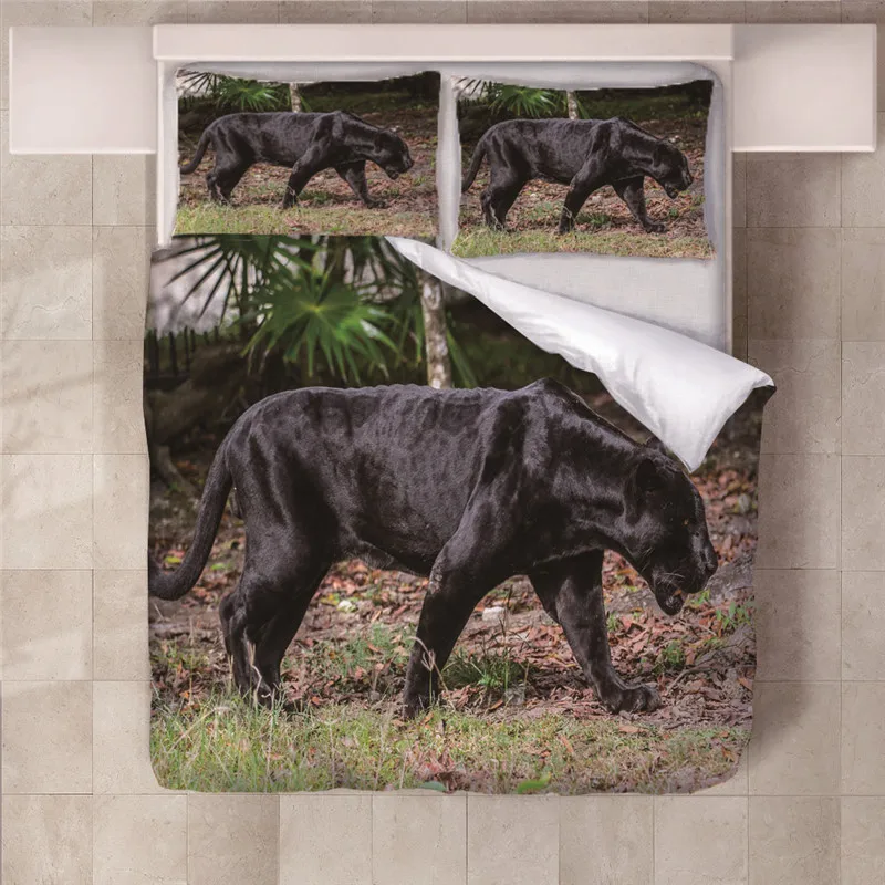 

3D Animal Style bedding set queen size quilt cover and pillowcase set 2/3 pcs bed sets
