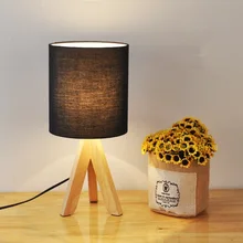 Минималистский современная мода украшения E27 110 V/220 V креативный Винный Стеллаж в европейском стиле с покрытием деревянные настольные лампы для Спальня/Гостиная освещение