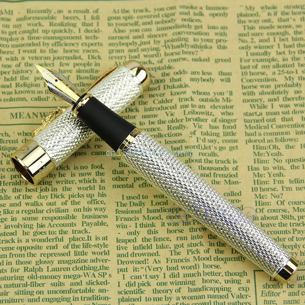 Noblest Fountain Jinhao Dragon 1200 ручка для письма 18KGP Средний наконечник золотого и