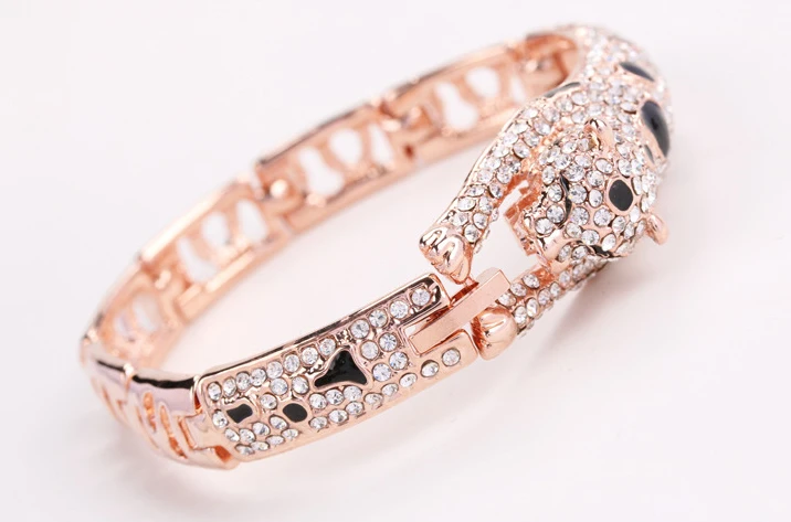 

Rose gold wide leopard men bangle wholesale/bracelet femme/korean luxury jewelry pulseras mujer/pulseiras/brazalete/masculina