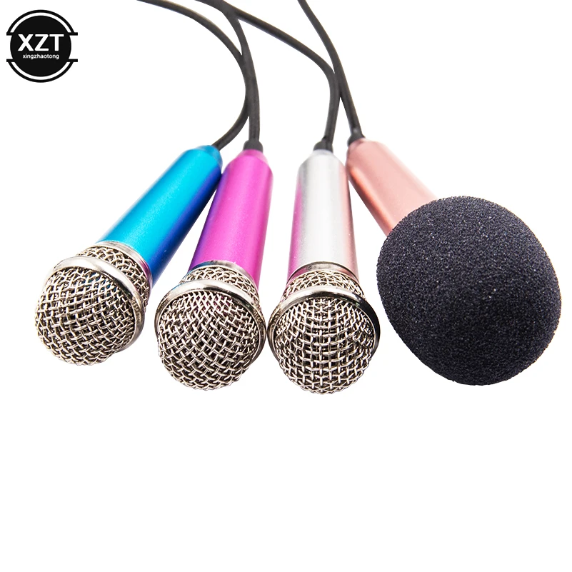 Handheld Mic 3.5mm Speech Micro Condenser Microphone Professionnel For Smart Cell Phone PC