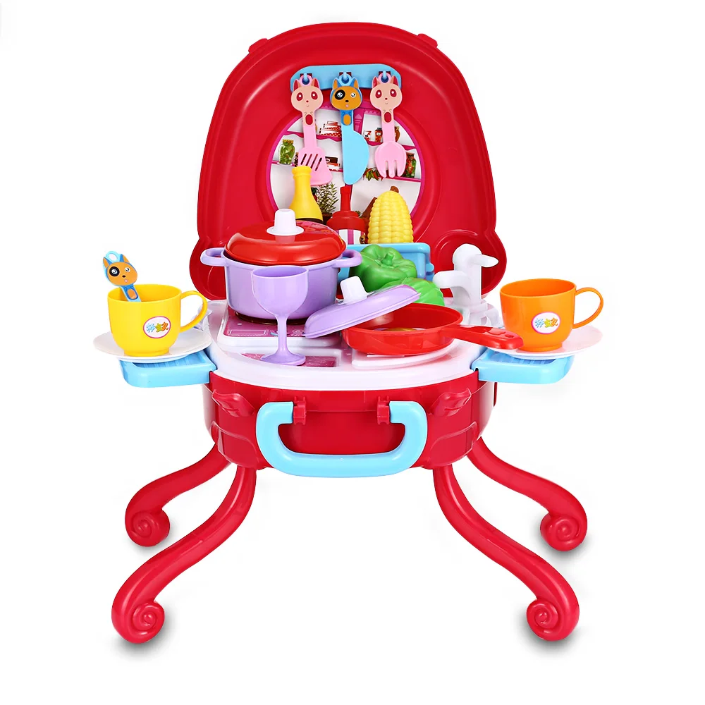 YUELIANGGU Kids Household Playset Simulation Kitchen Toys with Portable