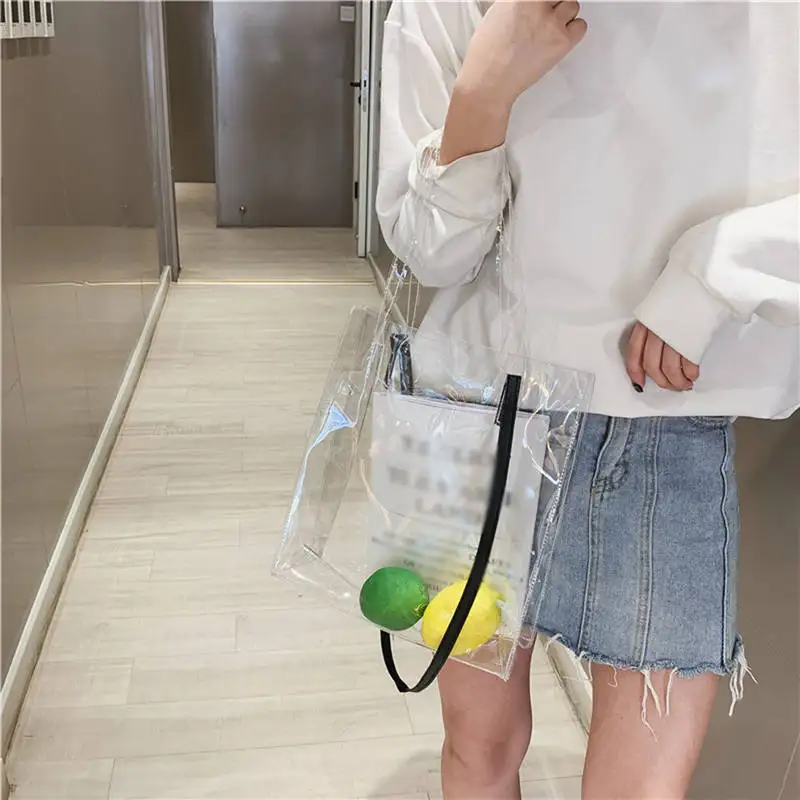 Transparent Female Shoulder Bag Crossbody Bag for Women 2019 Messenger Bags handbag women's bag bolsa feminina sac a main 40MA2904