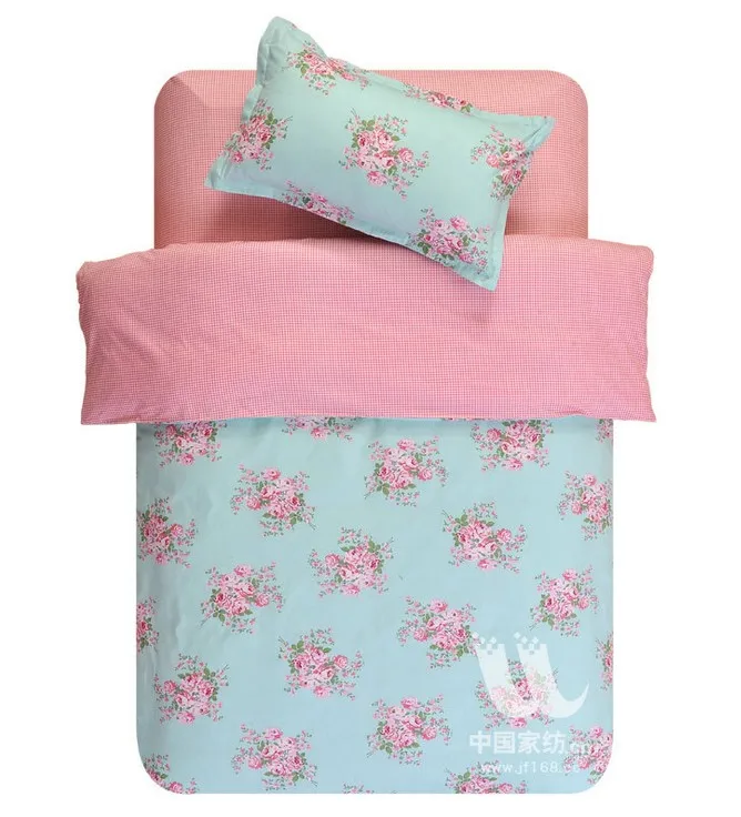 

Bedding Set Fashion Bed Linen Sheet / Duvet Cover / Pillowcase Cotton 3 Pcs / Bed Set twin size for Single bed