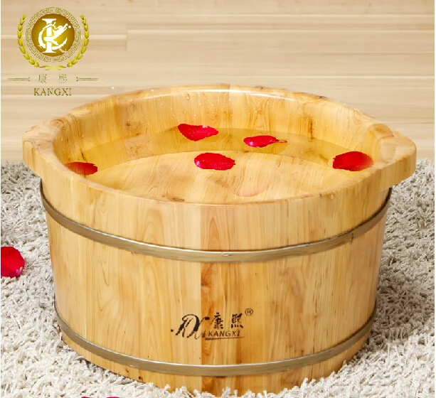 Chinese wooden foot barrel, foot basin, foot spa bucket foot tubs for