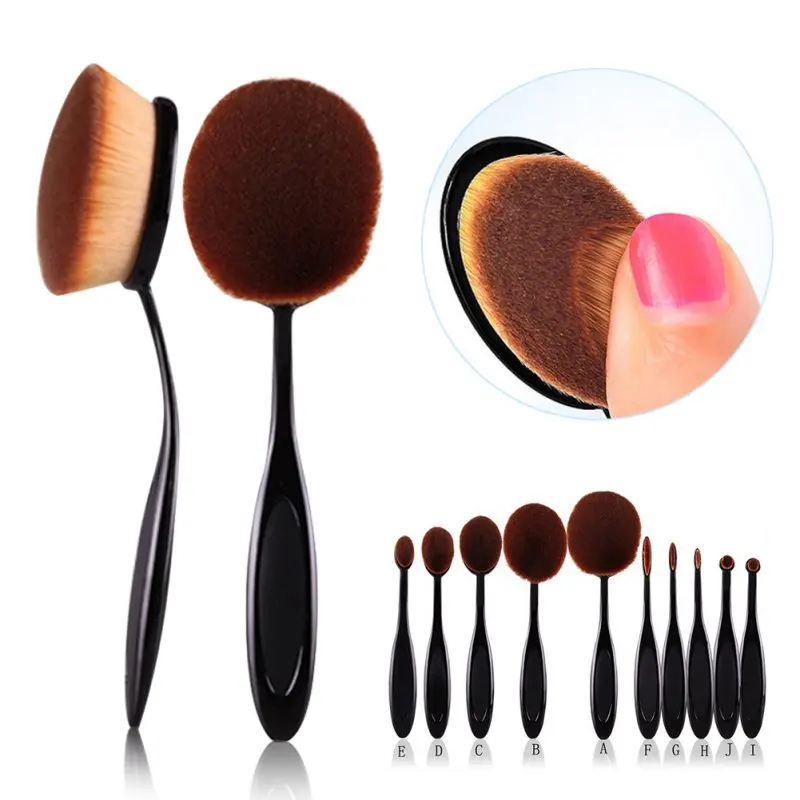

2017 New Toothbrush Shaped Foundation Powder Brushes Kit Face Cosmetic Make Up Brush Sets