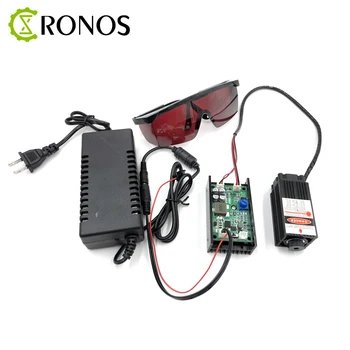 DIY Laser Engraver Accessories 5.5W Laser Head Free Shipping 450nm 5500mW 12V High Power TTL Adjustable Focus Blue Laser Module