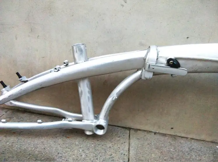 Sale Kalosse Folding  aluminum  alloy  V brakes Children bike frame    bike alloy  frame, For 20 inch  wheels 2