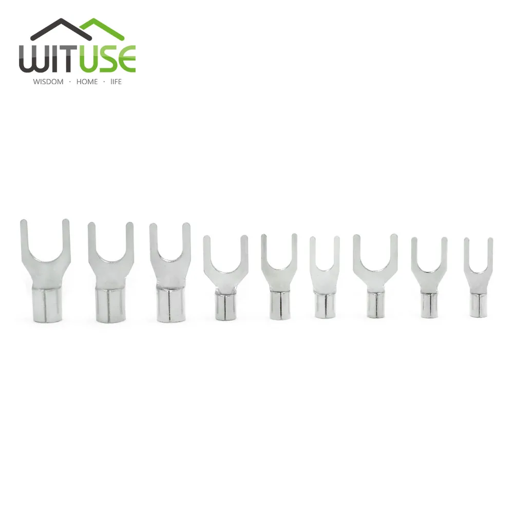 

9 Size SNB Crimp Terminal Spade Fork End Connector Kit Copper Wire Crimps COLD PRESSED CABLE WIRE CONNECTOR TERMINALS KIT 180Pcs