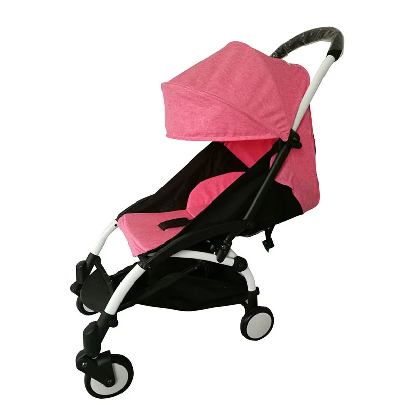 Baby Stroller Sun Shade Awning Anti-UV Baby Strollers Canopy Cover Car Sunshade Cover Linen Hood Seat Pad Stroller Accessories