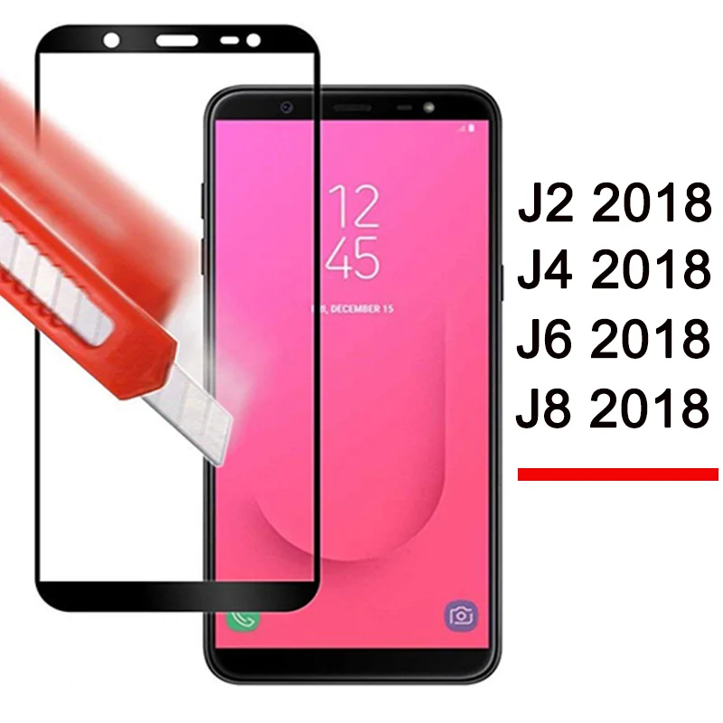 Cobertura-completa-Temered-Vidro-Pel-cula-Protetora-Para-Samsung-Galaxy-J2-Pro-J8-J6-J4-Plus