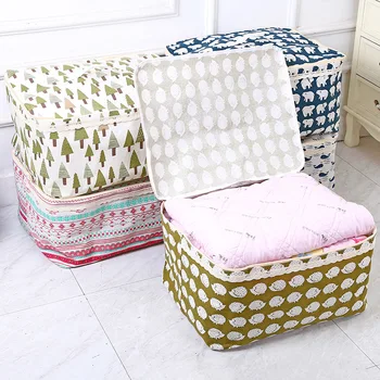 

2018 New Moisture-proof Portable Clothes Quilt Storage Bag Organizers Folding Closet Organizer For Pillow Quilt Blanket Bedding