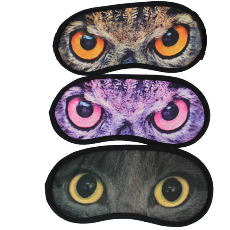 

1PC 3D Creative Travel Sleeping Eye Mask Sleep Aid Cover Print Sexy Unisex Print Eyeshade Covers Blindfold Eye Patches