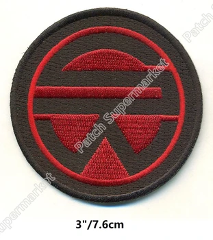 

Samurai Park Westworld Logo FULL Embroidered Patch red Badge CREST TV MOVIE Series Costume Emblem applique Halloween cosplay