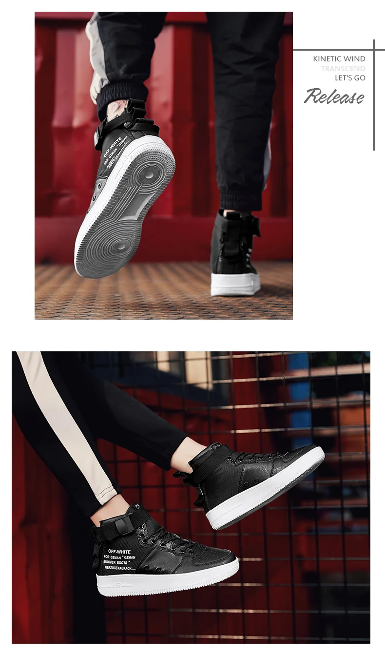 2019 модная мужская повседневная обувь парусиновая Обувь На Шнуровке дышащая высокого качества кроссовки для любителей высокого топы