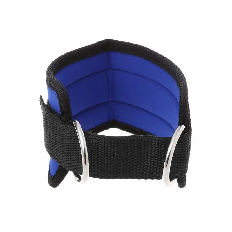 D ring Ankle Strap Gym Cable Machines Attachment Thigh Leg Pulley