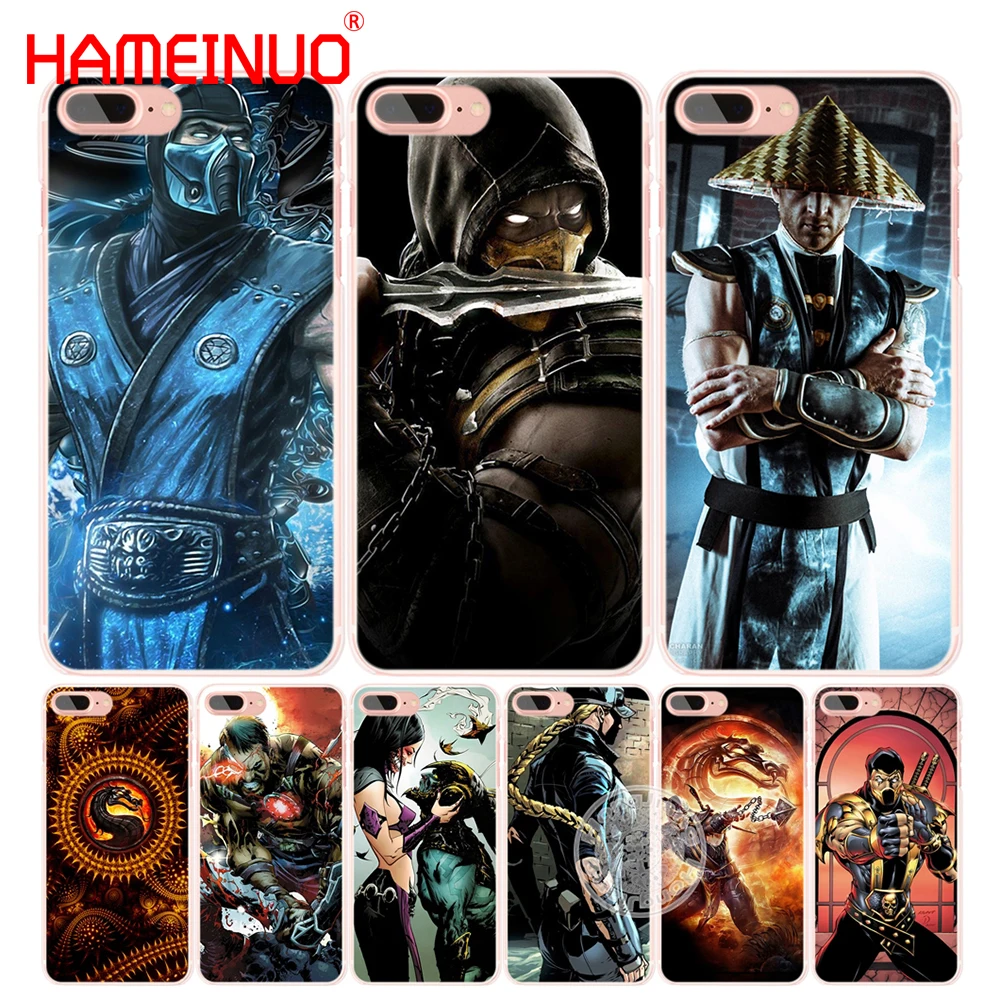 HAMEINUO Scorpion Sub Zero Mortal Kombat x чехол для мобильного телефона iphone 6 4 4s 5 5s SE 5c 6s 7 8 X plus|case for