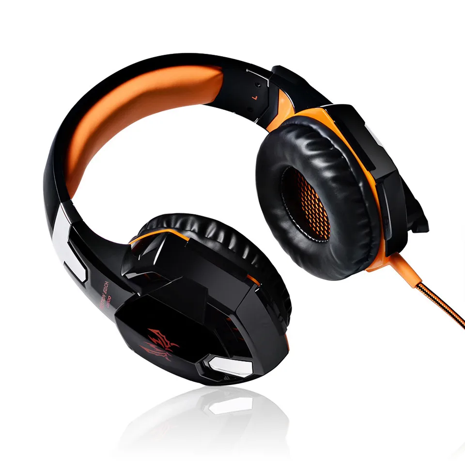 KOTION EACH G2000 Gaming Headset casque Stereo PC Gamer Headphones with Microphone Mic LED Light for Computer Game (9)