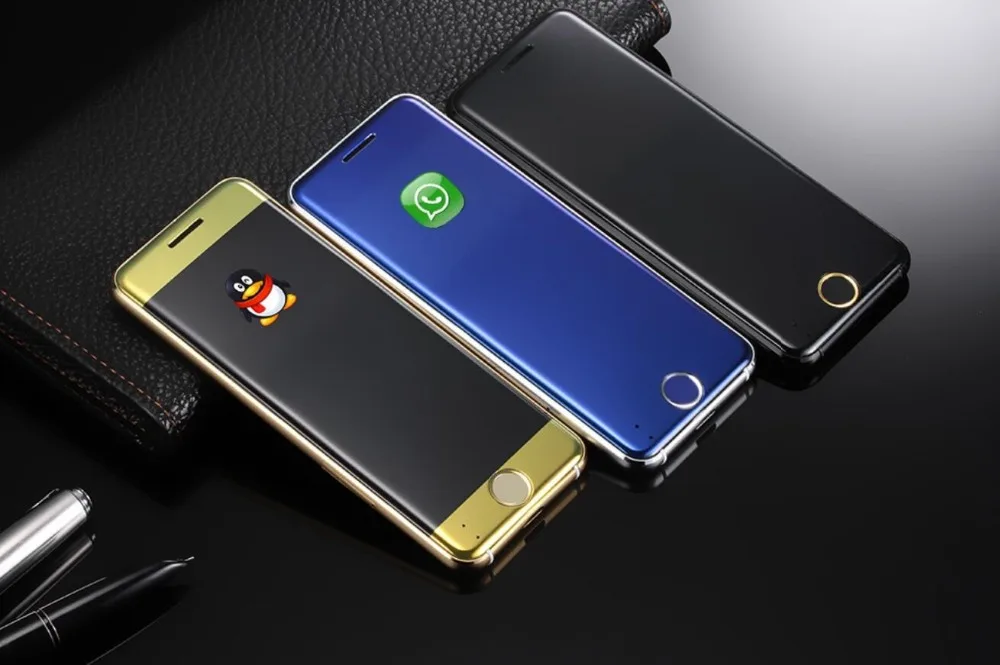 ULCOOL V66 V66PLUS роскошный Сверхтонкий мини телефон для карт с MP3 плеером Bluetooth 1 67 дюйма