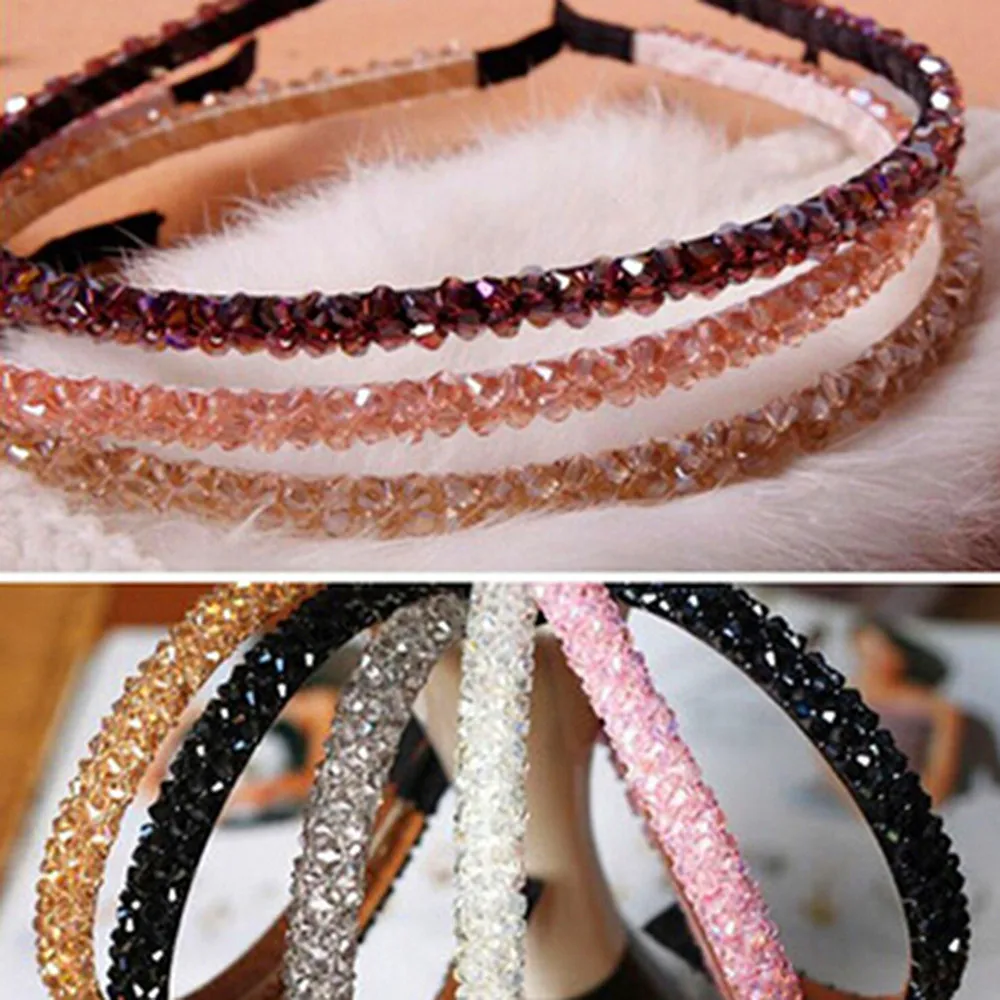 

Well Shining Crystal Fashional Modern Style Headband Hairbands for Girls Headwear Hair Accessories for Women Free Shipping
