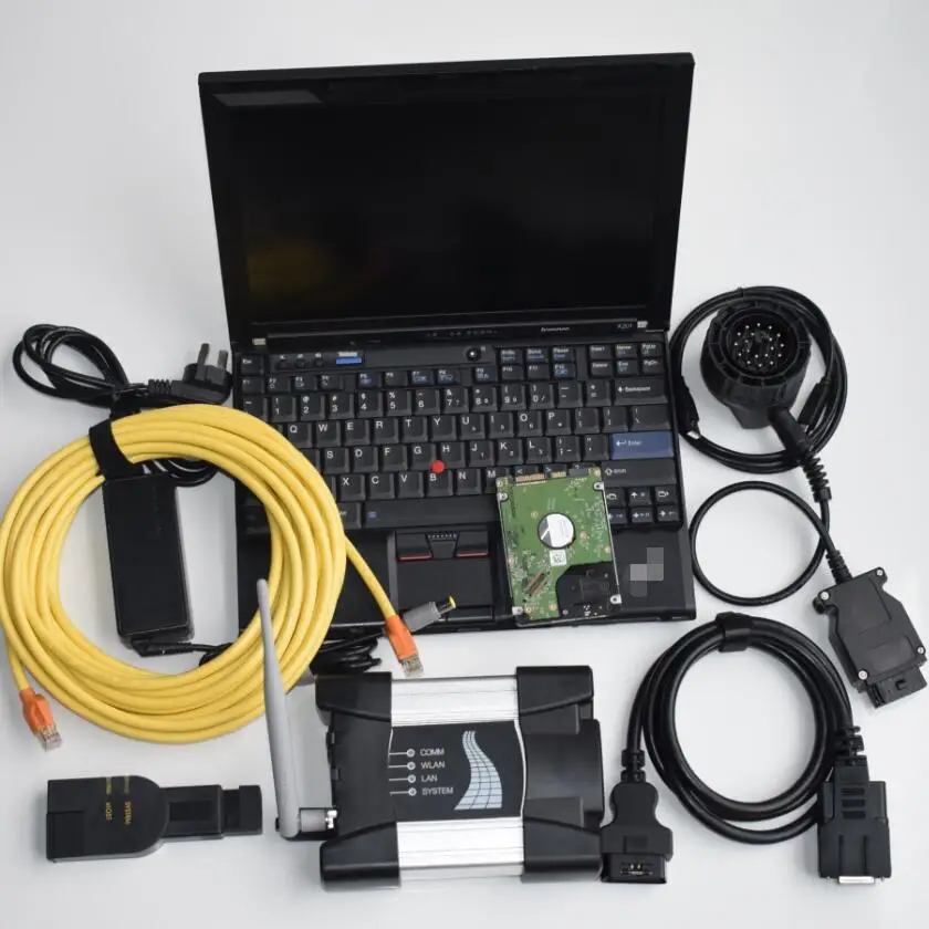 

2019 wifi For BMW ICOM NEXT with x201 Laptop 8g i7 install with 2019.09v hdd ready to work for bmw diagnostic scanner programmer